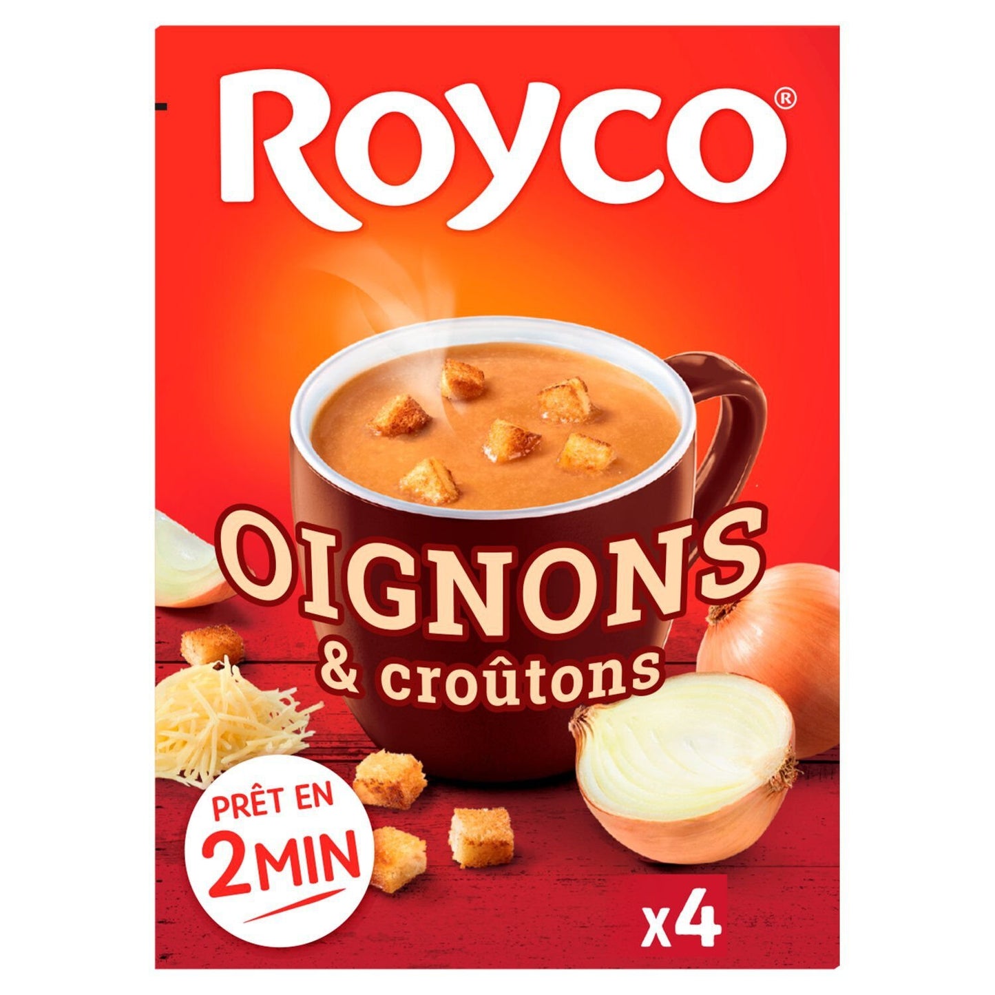 ROYCO Soupe déshydratée oignons croûtons 62g