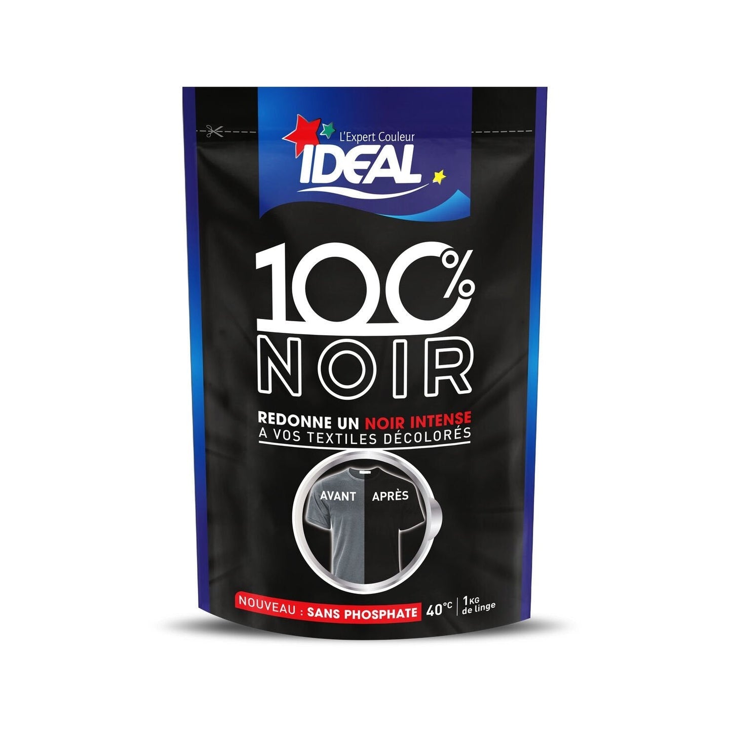 IDEAL Teinture Textile 100% Noir 400g