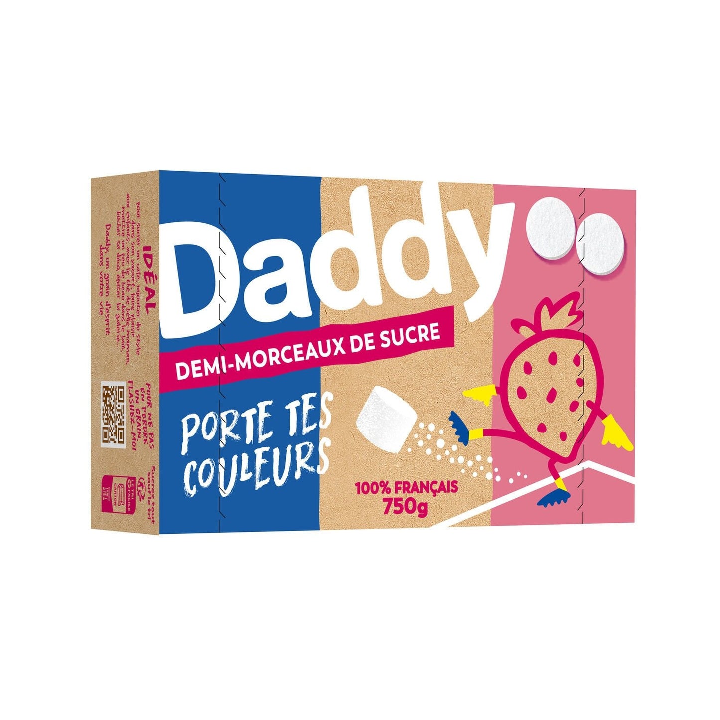 DADDY Sucre rond en demi morceaux 750g