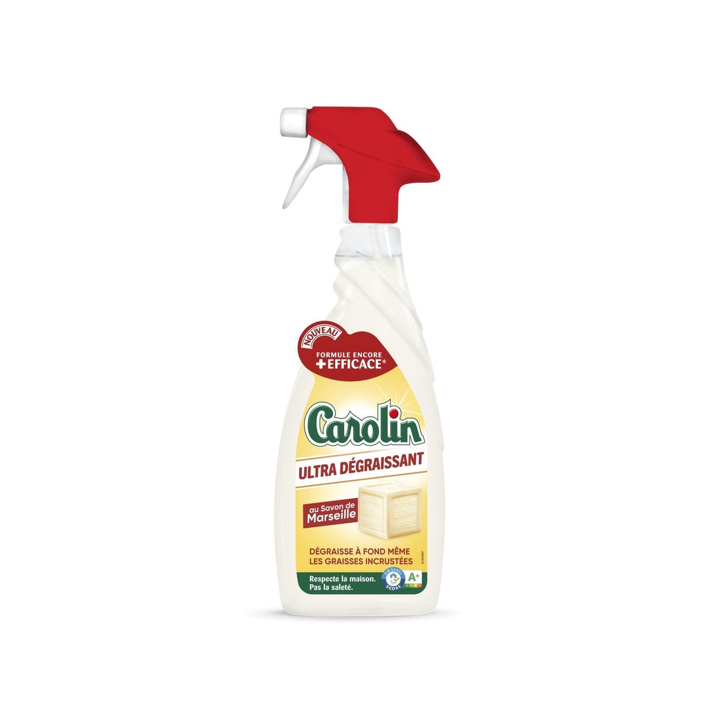 CAROLIN Nettoyant Ménager Ultra Dégraissant au Savon de Marseille Activ+ 650ml