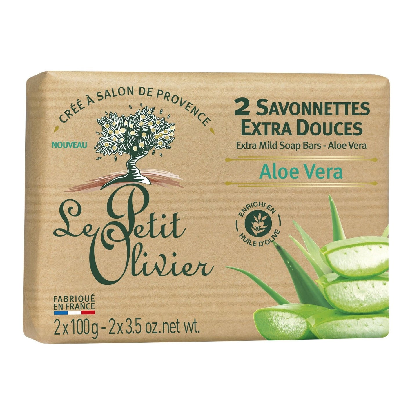 LE PETIT OLIVIER Savon corps extra douce aloe vera 200g