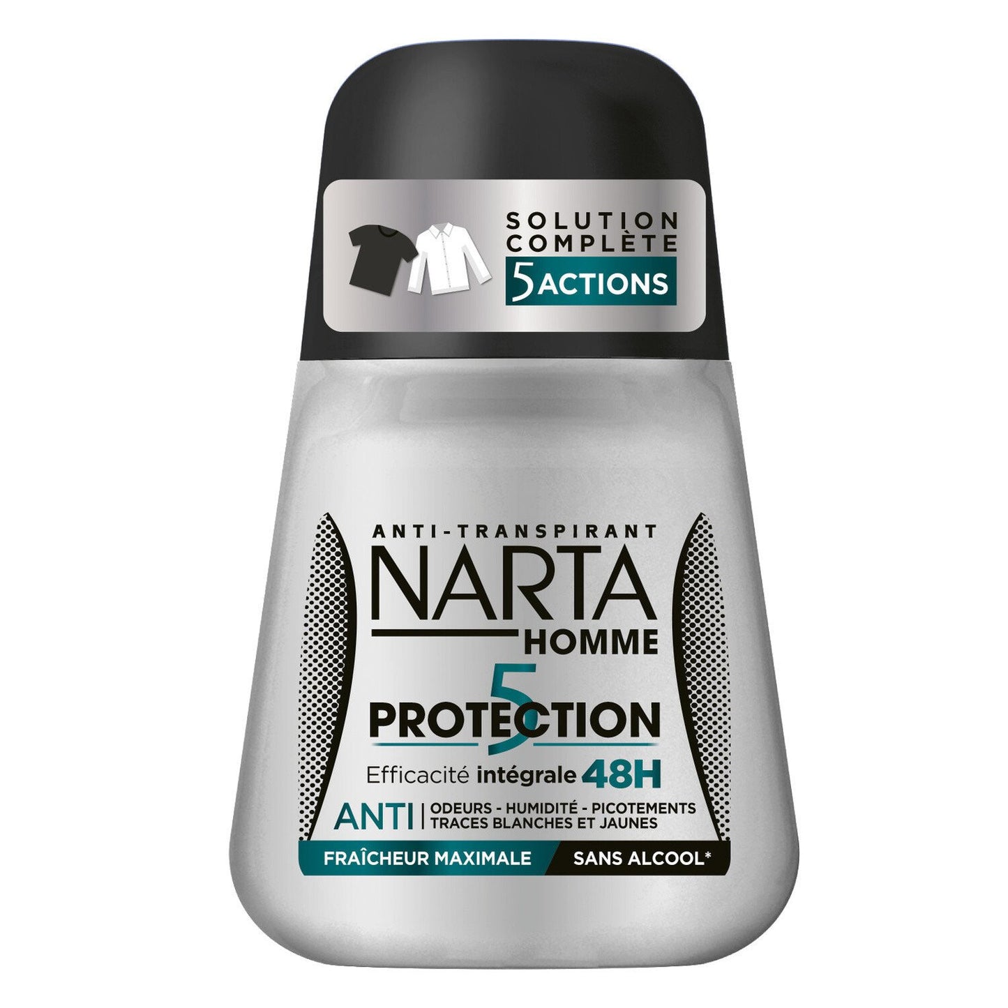 NARTA Déodorant Homme Protection 5 Actions Intégrale 48H 50ml