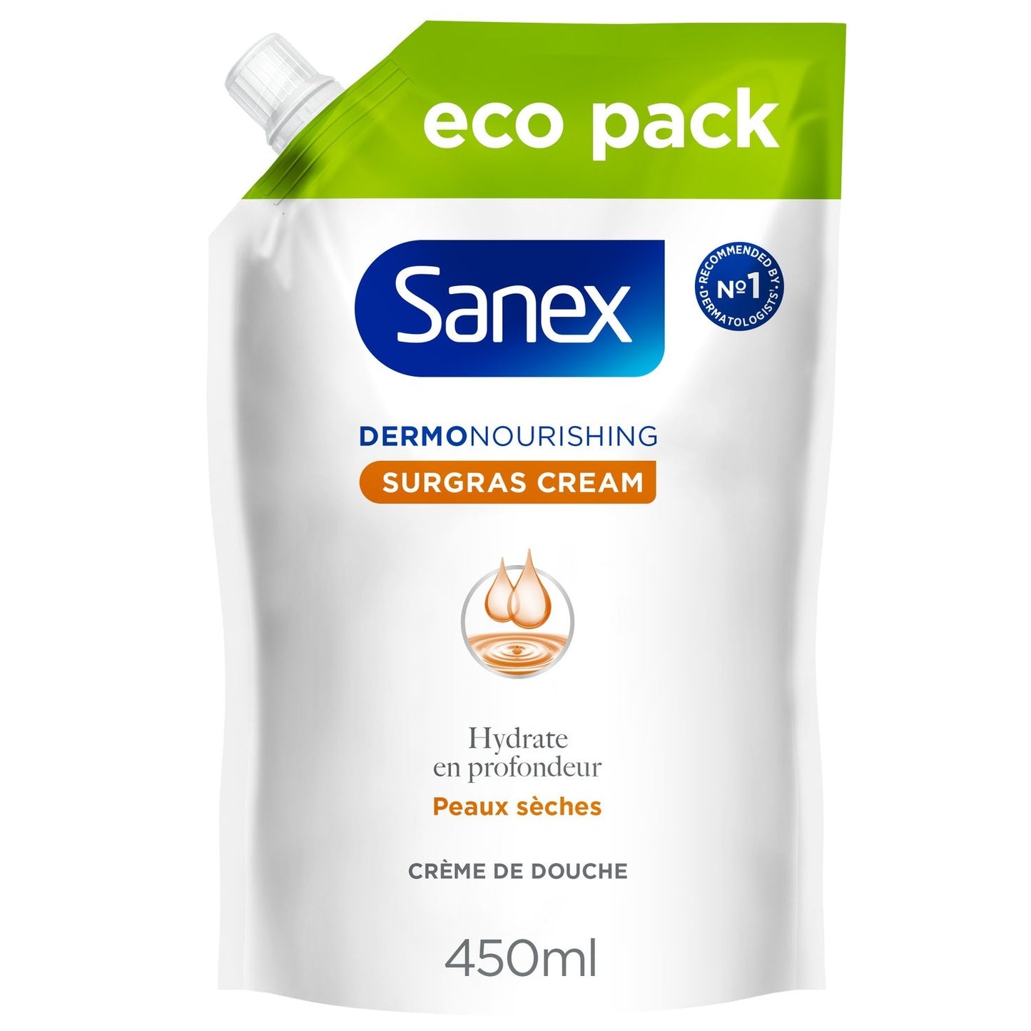 SANEX Crème douche Hydratant Peaux Sèches Surgras 450ml