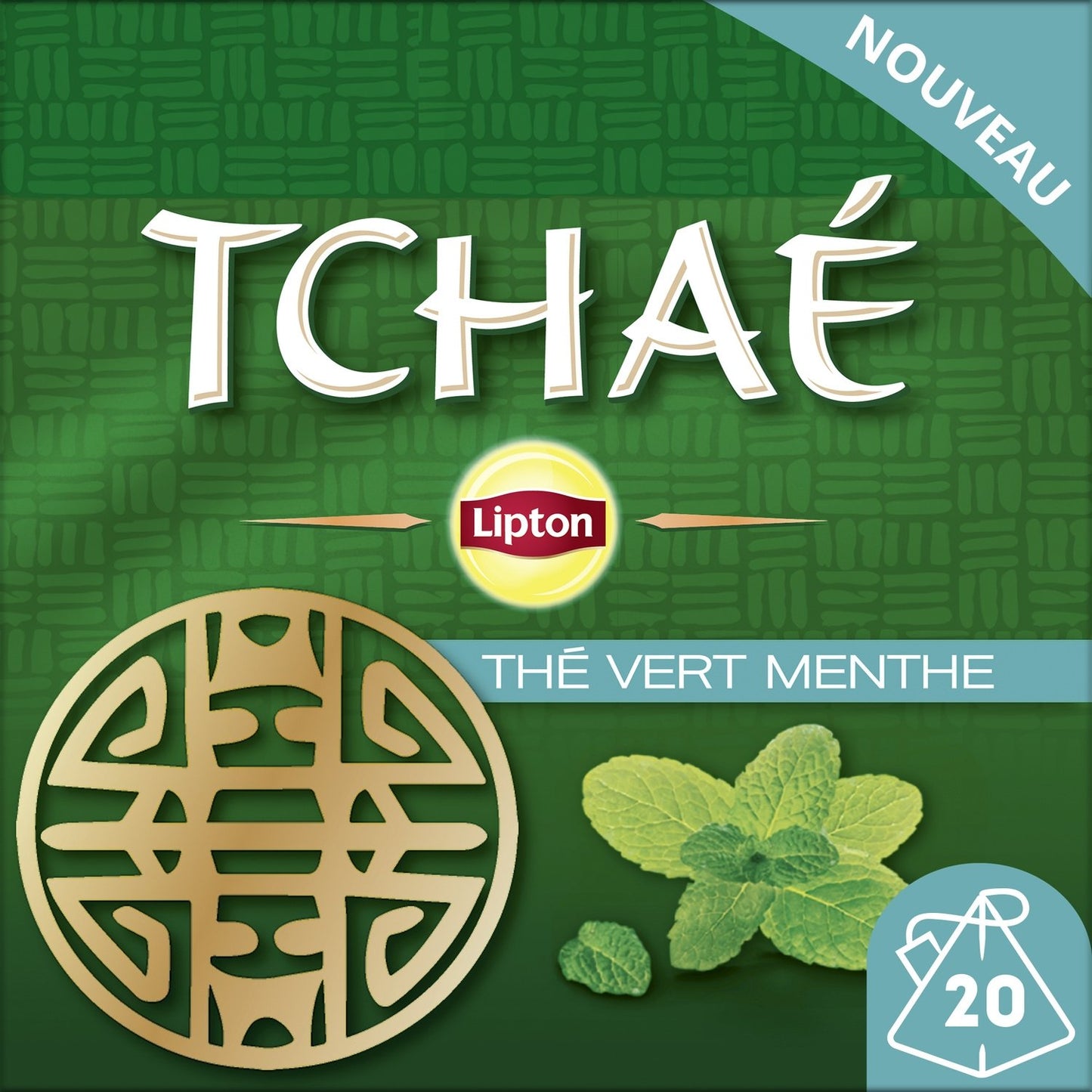 LIPTON Thé vert tchae menthe 40g