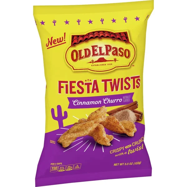 Old El Paso Fiesta Twists Cinnamon Churros 56g