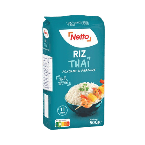 NETTO Riz thaï sachet 1Kg
