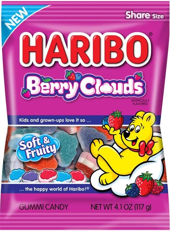HARIBO Berry Clouds Peg Bag 117gr