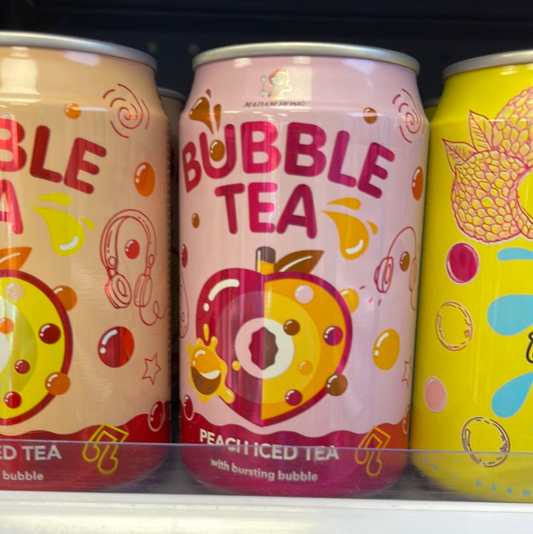 Madam Hong Bubble Tea peach iced tea 320 ml