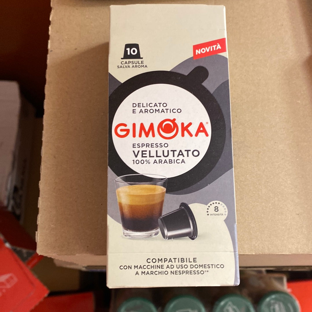 GIMOKA Espresso Vellutato 10 capsules