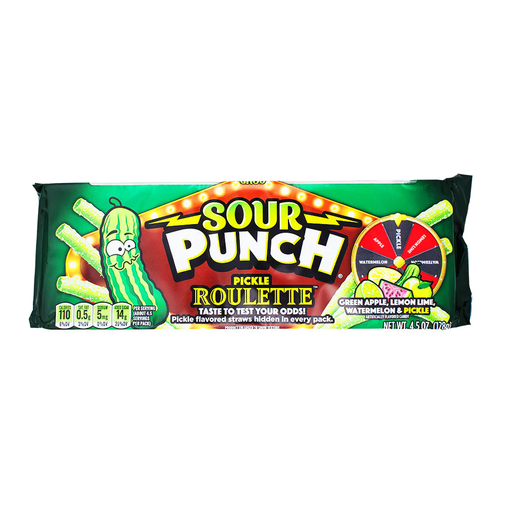 Sour Punch pickle roulette 128g