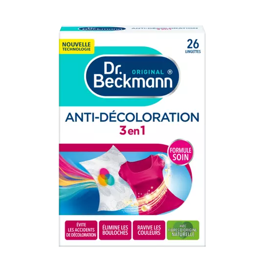Dr. Backmann Lingette Anti-Décoloration la boite de 25