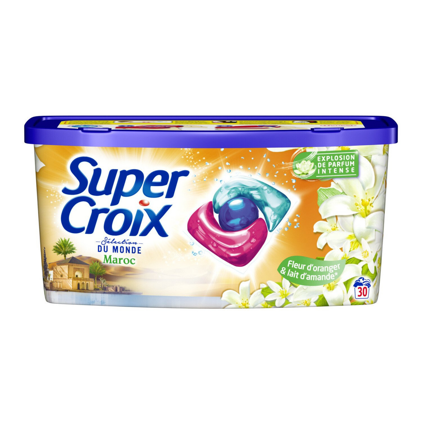 SUPERCROIX Lessive trio capsule Maroc x30 470g