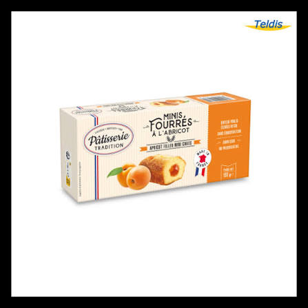 PATISSERIE TRADITION Minis Fourrés a l'Abricot 150g