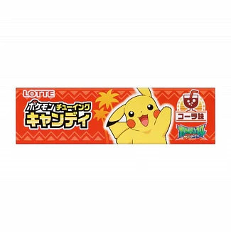 Lotte Pokemon Gum Blowing Strawberry Flavor With Stamp 3g