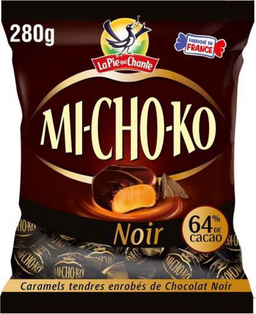 LA PIE QUI CHANTE Michoko au chocolat noir 280g