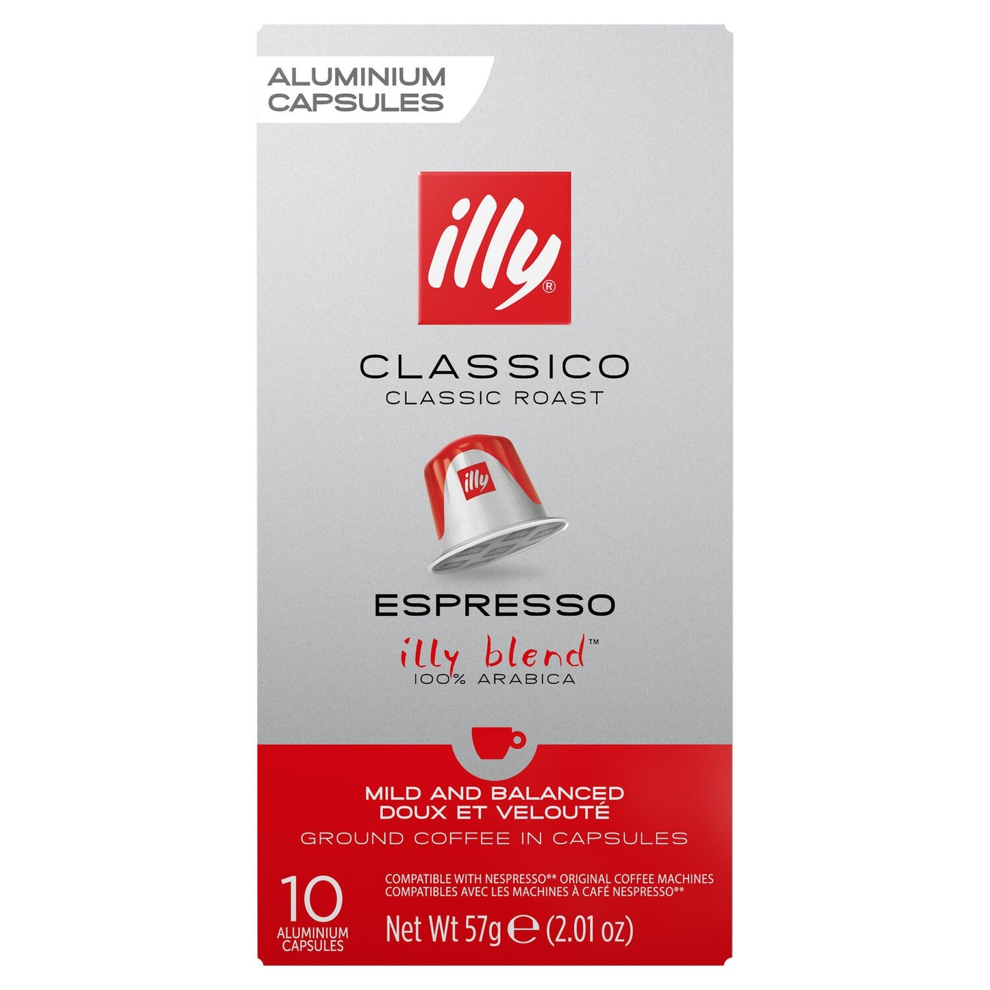 ILLY Café capsules espresso classico compatibles Nespresso 57g