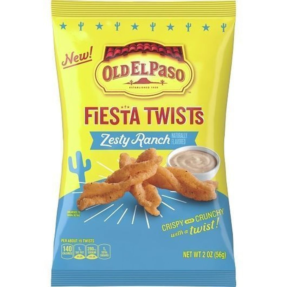 Old El Paso Fiesta Twists Zesty Ranch 56g