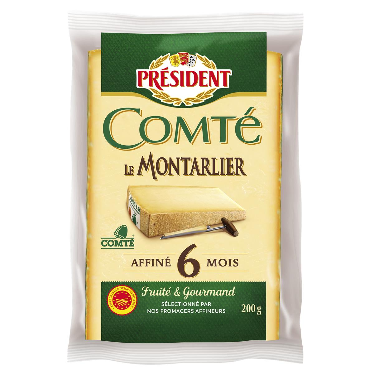 PRESIDENT Comté Affinage 6 mois 220g