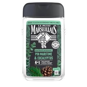 LE PETIT MARSEILLAIS Gel Douche Homme Pin Maritime & Eucalyptus 250ml