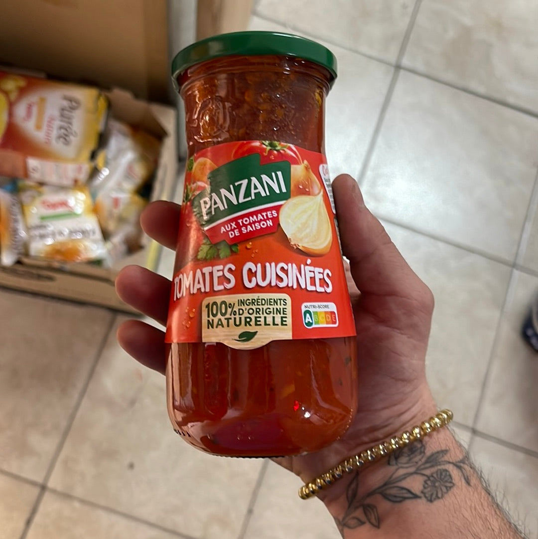 Panzani sauce tomates cuisinées, au tomates de saison