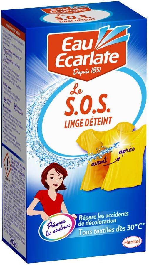 Eau Ecralate Détachant Linge Déteint