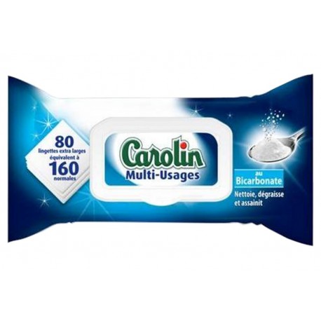 Lingette Multi-Usages Bicarbonate le paquet de 80
