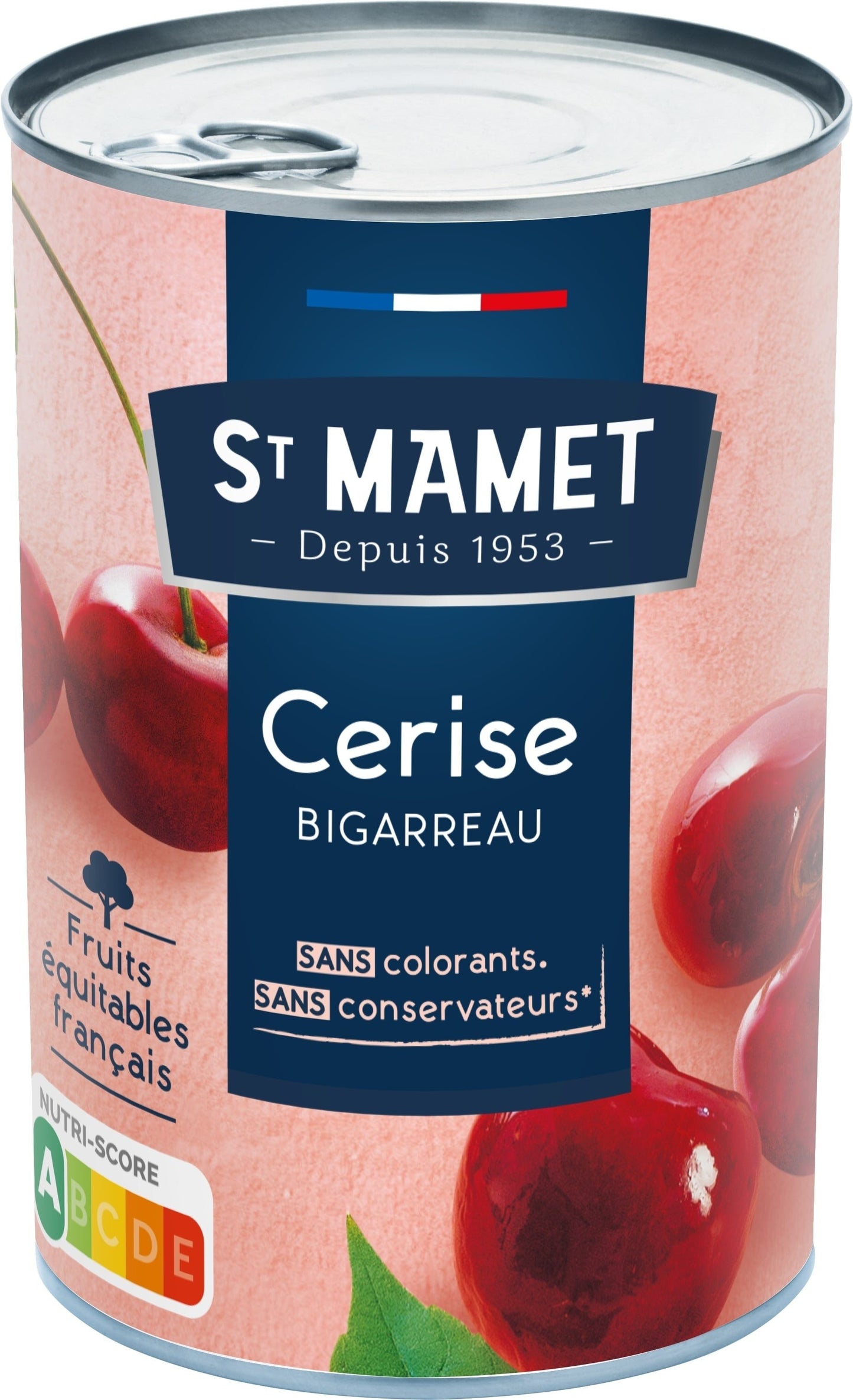 SAINT MAMET Fruits au sirop cerises bigarreaux 240g