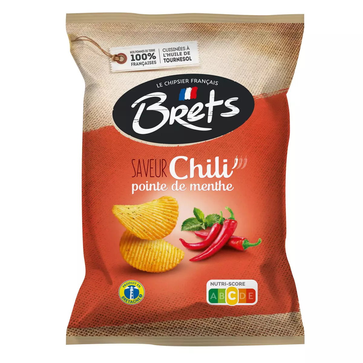Chips saveur chili pointe de menthe 125g